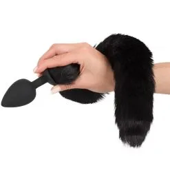 Bad Kitty Katte-analplugg Og Ører -Onaniprodukter butikk 21427 bad kitty tail butt plug og rer q100 03