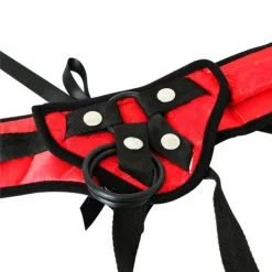 Sportsheets Red Lace Korset Strap-On Seletøy -Onaniprodukter butikk 21459 sportsheets red lace korset strap on harness q100 04