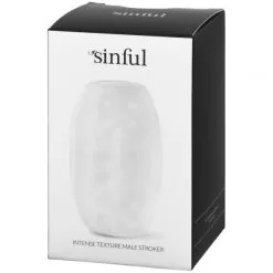 Sinful Intense Texture Male Stroker -Onaniprodukter butikk 21686 sinful intense texture male stroker 90 pack q100