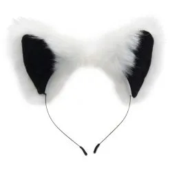 Tailz White Fox Tail Anaplugg Og Ører -Onaniprodukter butikk 21710 tailz fox tail anal plug og rer q100 03
