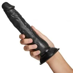 Willie City Realistisk Svart Sugekoppdildo 23 Cm -Onaniprodukter butikk 22070 willie city lover realistisk dildo 23 cm q100 04