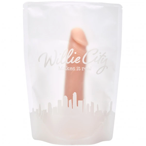 Willie City Luxe Realistisk Silikondildo Med Sugekopp 18 Cm 7 Willie City Luxe Realistisk Silikondildo Med Sugekopp 18 Cm - Bilde 5