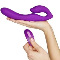 Fantasy For Her Strapless Strap-on Med Vibrator -Onaniprodukter butikk 22247 fantasy for her strapless strap on med vibrator 05 hand q100