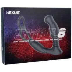 Nexus Simul8 Prostata Vibrator Med Penisring -Onaniprodukter butikk 22344 nexus simul8 prostata edition butt plug q100 05