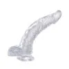King Cock Clear - Cock With Balls Dildo 20 Cm -Onaniprodukter butikk 22359 pd5755 20 pipedream king cock clear dildo med kugler 20 cm q 100 01