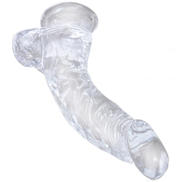 King Cock Clear - Cock With Balls Dildo 20 Cm 4 King Cock Clear - Cock With Balls Dildo 20 Cm - Bilde 2