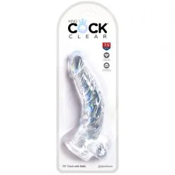 King Cock Clear - Cock With Balls Dildo 20 Cm 11 King Cock Clear - Cock With Balls Dildo 20 Cm -Onaniprodukter butikk 22359 pd5755 20 pipedream king cock clear dildo med kugler 20 cm q 100 04