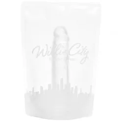 Willie City Classic Realistisk Dildo Gjennomsiktig 19,5 Cm -Onaniprodukter butikk 22525 willie city clear lover realistic dildo 19 5 cm q100 05