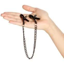 Obaie Alligator Brystklemmer Med Kjede -Onaniprodukter butikk 22560 obaie alligator brystklemmer med kaede 06 hand q100