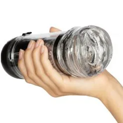 PDX Elite Extender Pro Vibrerende Pumpe -Onaniprodukter butikk 22603 pdx elite extender pro penispumpe vibrerende 05 hand q100