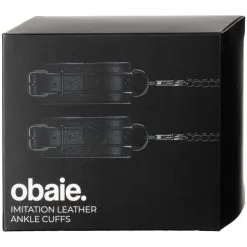 Obaie Imiteret Skinn Ankelmansjetter -Onaniprodukter butikk 22627 obaie imiteret laeder ankel manchetter 10 package q100