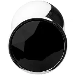 Sinful Black Jewel Metal Analplugg Liten -Onaniprodukter butikk 23040 sinful black jewel stal butt plug lille 03 q100
