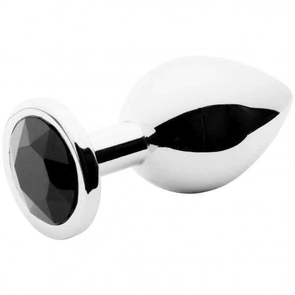 Sinful Black Jewel Metal Analplugg Medium 4 Sinful Black Jewel Metal Analplugg Medium - Bilde 2