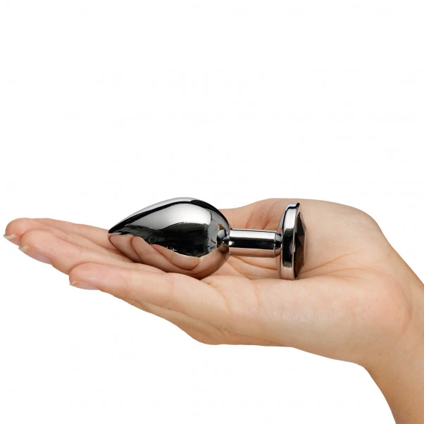 Sinful Black Jewel Metal Analplugg Medium 6 Sinful Black Jewel Metal Analplugg Medium - Bilde 4