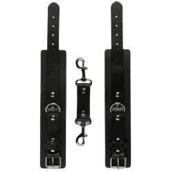 Obaie Klassiske Håndleddsmansjetter Ekte Skinn -Onaniprodukter butikk 23086 obaie aegte laeder klassisk handleds manchetter 03 q100