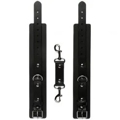 Obaie Klassiske Ankelmansjetter Ekte Skinn -Onaniprodukter butikk 23087 obaie aegte laeder klassisk ankel manchetter 03 q100