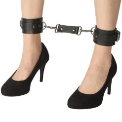 Obaie Klassiske Ankelmansjetter Ekte Skinn -Onaniprodukter butikk 23087 obaie aegte laeder klassisk ankel manchetter 51 hand q100