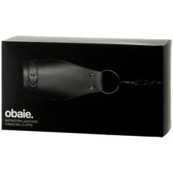Obaie Hanging Mansjetter Imitert Lær -Onaniprodukter butikk 23091 obaie imiteret laeder hanging manchetter 10 package q100