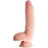 King Cock Plus Triple Density Dildo Med Testikler 24,1 Cm -Onaniprodukter butikk 23465 king cock plus realistisk dildo med kugler 23 cm q100 01