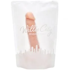 Willie City Luxe Realistisk Silikondildo 20 Cm -Onaniprodukter butikk 23490 willie city luxe realistisk silikone dildo 20 cm 90 pack q100