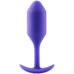 B-Vibe Snug Play 2 Analplugg -Onaniprodukter butikk 23679 b vibe snug plug 2 butt plug purple 01 q100 1