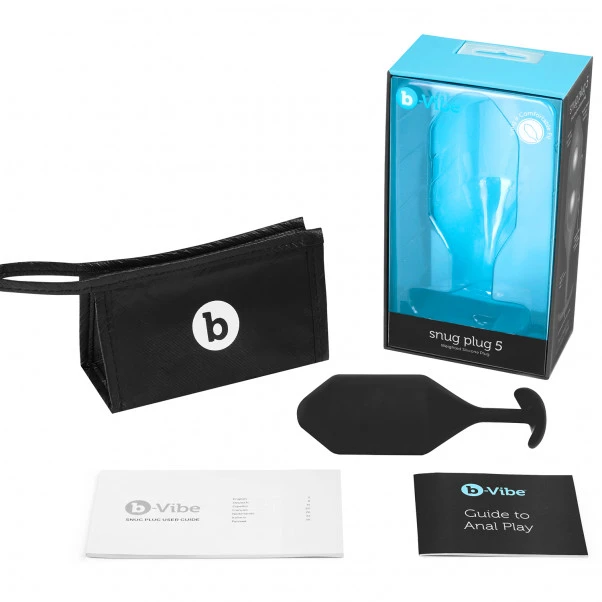 B-Vibe Snug Plug 5 Analplugg 6 B-Vibe Snug Plug 5 Analplugg - Bilde 4