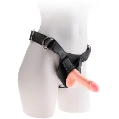 King Cock Plus Triple Density Dildo Med Pung 20 Cm -Onaniprodukter butikk 23859 king cock plus realistisk dildo med kugler 16 5 cm 05 q100