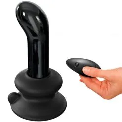 Icicles No 84 Vibrerende Prostataplugg I Glass -Onaniprodukter butikk 23865 icicles no 84 fjernbetjent p punkts glas dildo 50 hand q100 1