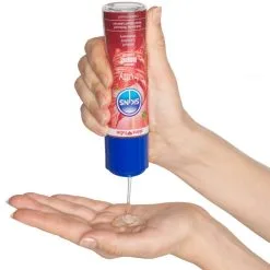Skins Fruity Water-based Lubricant Strawberry 130 Ml -Onaniprodukter butikk 23961 skins waterbased lubricant 130 ml 51 hand q100