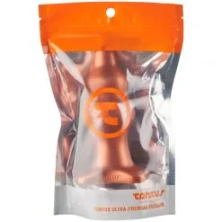 Tantus Severin Super Soft Analplugg Medium -Onaniprodukter butikk 24436 tantus severin anal plug super soft medium copper 90 pack q100