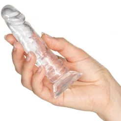 Willie City Gjennomsiktig Realistisk Dildo Med Sugekopp 13 Cm -Onaniprodukter butikk 24516 willie city clear realistic suction cup dildo 13 cm 50 hand