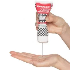 Protex Vannbasert Glidemiddel Med Jordbærsmak 100 Ml -Onaniprodukter butikk 24574 protex waterbased lubricant with strawberry flavor 100 ml 51 hand q100