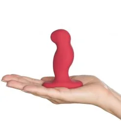 Nexus G-Play+ Rød Stor Analvibrator -Onaniprodukter butikk 24843 nexus g play rechargable red anal vibrator large 50 hand q100