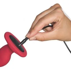 Nexus G-Play+ Rød Stor Analvibrator -Onaniprodukter butikk 24843 nexus g play rechargable red anal vibrator large 51 hand q100