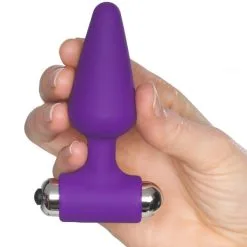 Baseks Vibrerende Medium Analplugg -Onaniprodukter butikk 24876 baseks vibrating medium butt plug 50 hand