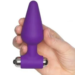 Baseks Vibrerende Stor Analplugg -Onaniprodukter butikk 24877 baseks vibrating large butt plug 50 hand