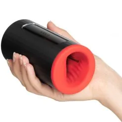 LELO F1S V2 Red Pleasure Console Masturbator -Onaniprodukter butikk 24880 lelo f1s v2 red masturbator 50 hand q100