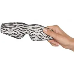 Baseks Zebra Blindfold -Onaniprodukter butikk 25101 baseks zebra blindfold 50 hand