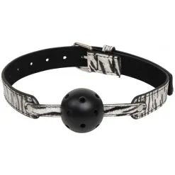 Baseks Zebra Kinky Bondagesett 3 Deler -Onaniprodukter butikk 25102 baseks zebra gag 01 product
