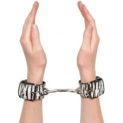 Baseks Zebra Kinky Bondagesett 6 Deler -Onaniprodukter butikk 25105 baseks zebra manchetter 50 hand 2