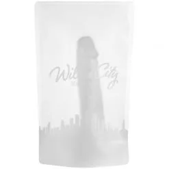 Willie City Classic Frosted Realistisk Gjennomsiktig Dildo 24,5 Cm -Onaniprodukter butikk 25112 willie city realistisk frosted klar dildo 90 pack