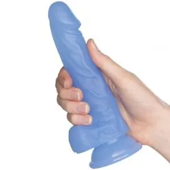 Baseks Jellies Realistic Small Blå Dildo Med Sugekopp 20 Cm -Onaniprodukter butikk 25131 baseks jellies realistisk dildo med sugekop small bl 50 hand q100