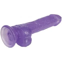 Baseks Glitter Lilla Dildo Med Baller 21,5 Cm 10 Baseks Glitter Lilla Dildo Med Baller 21,5 Cm -Onaniprodukter butikk 25133 baseks glitter dildo med kugler lilla 04 product