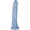 Baseks Glitter Blå Dildo 20,5 Cm -Onaniprodukter butikk 25135 baseks glitter dildo bl 01 product