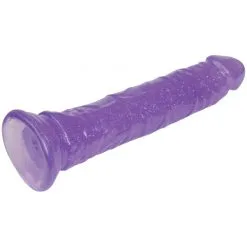 Baseks Lilla Glitterdildo 20,5 Cm. -Onaniprodukter butikk 25136 baseks glitter dildo lilla 03 product