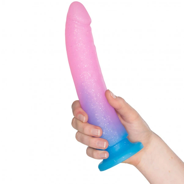 Baseks Graduert Glitter Stor Blå Dildo 22,5 Cm 6 Baseks Graduert Glitter Stor Blå Dildo 22,5 Cm - Bilde 4