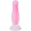 Baseks Glow In The Dark Liten Analdildo 2 Baseks Glow In The Dark Liten Analdildo -Onaniprodukter butikk 25143 baseks glow in the dark anal dildo small pink 01 product