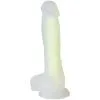 Baseks Glow In The Dark Gul Dildo 21,5 Cm -Onaniprodukter butikk 25145 baseks glow in the dark dildo gul 01 product