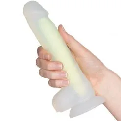 Baseks Glow In The Dark Gul Dildo 21,5 Cm 13 Baseks Glow In The Dark Gul Dildo 21,5 Cm -Onaniprodukter butikk 25145 baseks glow in the dark dildo gul 50 hand 1