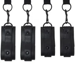 Obaie Jukseskinn Under The Bed Restraint- Sett 10 Obaie Jukseskinn Under The Bed Restraint- Sett -Onaniprodukter butikk 25428 obaie imiteret l der under the bed bindes t til sengen 03 product q100